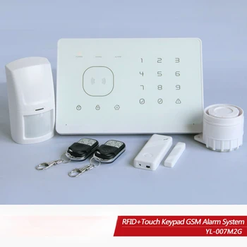  Новейшая GSM-система охранной RFID-карты с голосовым сообщением, сенсорной клавиатурой
