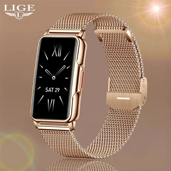  Новые Женские смарт-часы LIGE с 1,47 дюймовым сенсорным экраном, спортивный фитнес-трекер, здоровый мониторинг сердечного ритма, водонепроницаемые умные часы