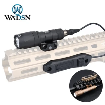  Скаутский фонарь WADSN M300A M600C с Двухфункциональным Переключателем Подходит Для Страйкбольной Винтовки Mlok Keymod Фонарик arma Surefir M300 M600 Torch