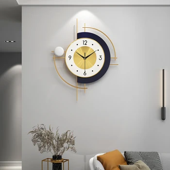 Современные минималистичные Настенные часы, Креативный Стильный Скандинавский стиль, Роскошные Настенные часы, Необычная Настенная роспись Horloge Room Decorarion WZ50WC