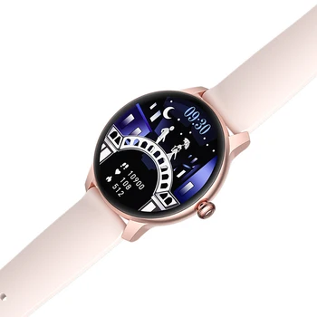  Спортивные часы IMILAB W11 Для девочек, Синий браслет для вызова Зуба, Спортивный браслет для фитнеса, для измерения сердечного ритма, артериального давления, Музыкальные часы, Женские Творческие часы