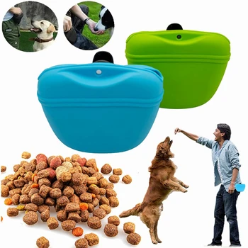  Сумка для хранения корма для домашних животных на открытом воздухе, Портативная поясная сумка для дрессировки собак, сумка для хранения закусок для собак, принадлежности для дрессировки собак