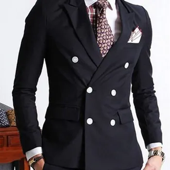  Сшитый на заказ мужской костюм Slim Fit Skinny для официального ужина, выпускного вечера, деловой мужской костюм, 1 шт. (куртка)