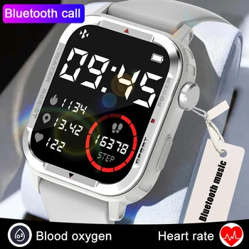  Умные мужские часы Bluetooth Вызов Военный Физиологический монитор здоровья ЭКГ Спортивные часы водонепроницаемые мужские Умные часы Ftiness Tracker