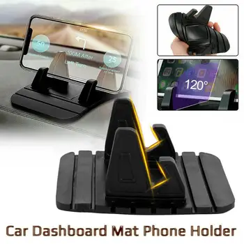  Универсальный автомобильный силиконовый держатель для мобильного телефона, противоскользящий коврик, подставка для приборной панели, крепление для iPhone Samsung Huawei R9P7
