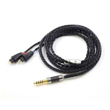  Черный 16-жильный монокристаллический серебристо-медный кабель FOSTEX TH610 TH900 MK2 TH909 4,4 мм Для обновления наушников
