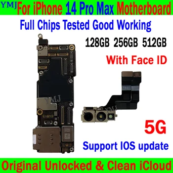  Чистая Оригинальная Разблокированная Материнская плата iCloud Для iPhone 14 PRO MAX Материнская плата 128 г/256 г/512 г Логическая плата Поддерживает Обновление IOS